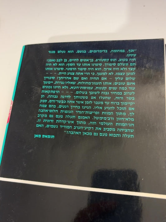הר הקסמים — עטיפה אחורית